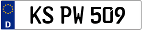 Truck License Plate